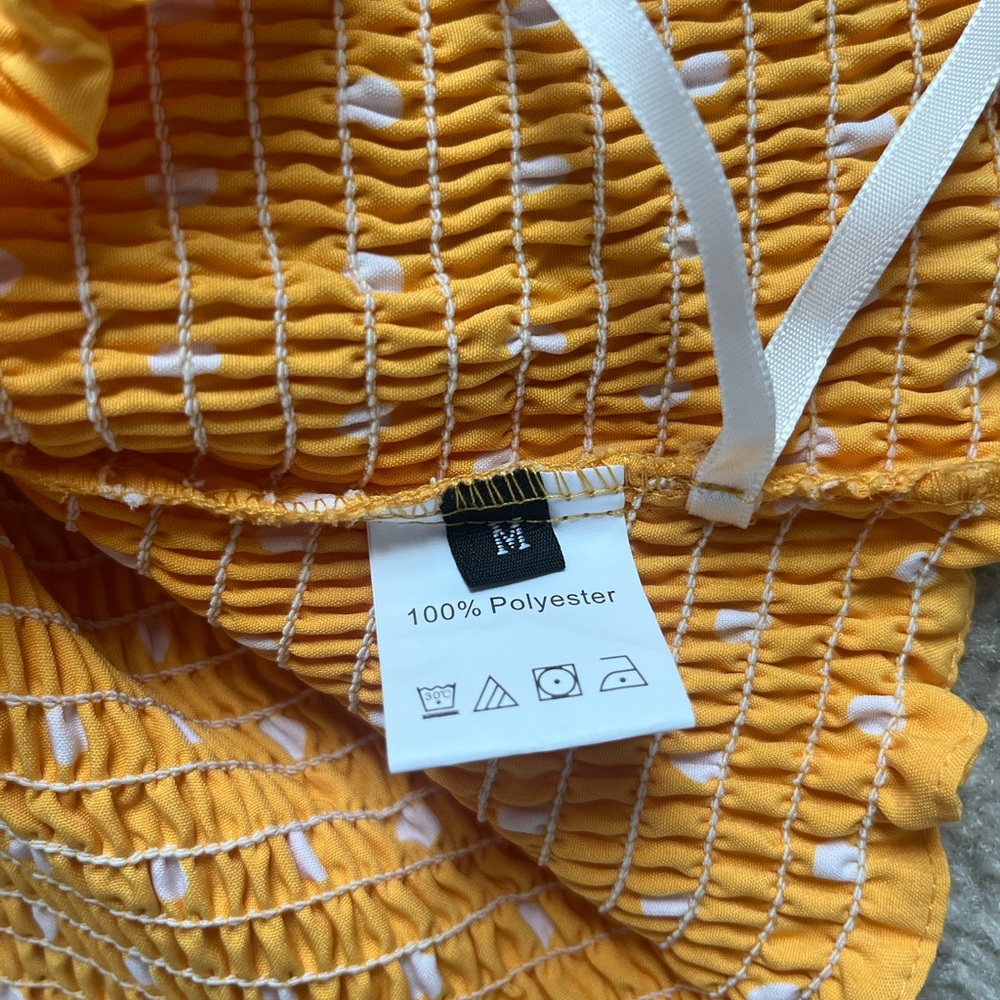 Yellow Tube Top - Picture 2 of 2